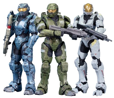 Mcfarlane Halo Legends The Package 3 Pack Figures Kelly Frederic Master