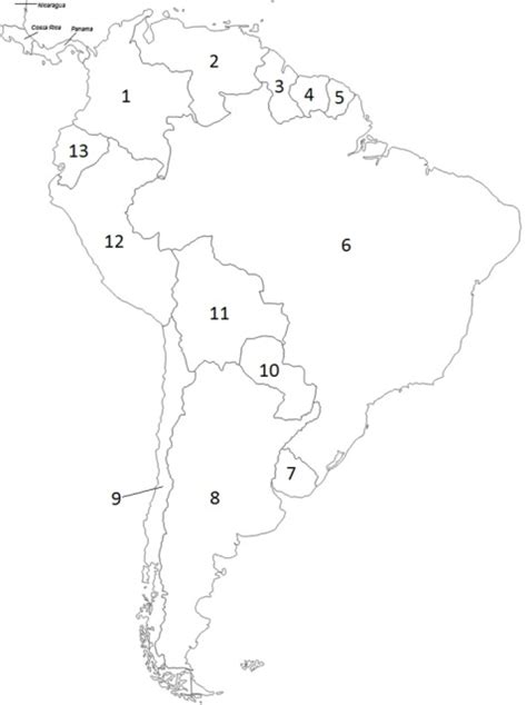 27 Map South America Quiz Map Online Source