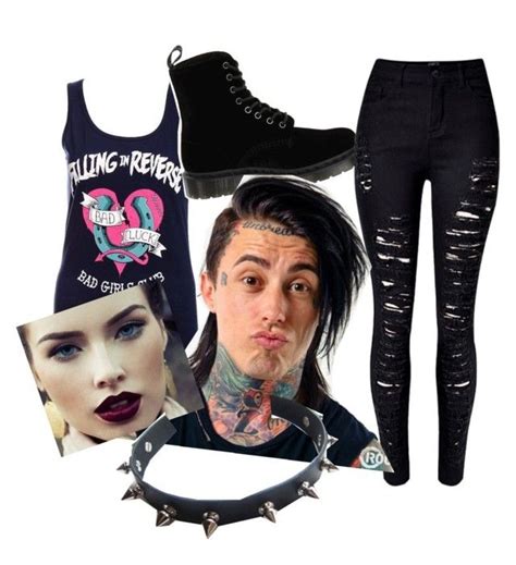 Falling In Reverse Outfit Falling In Reverse Outfits Distressed Jeans