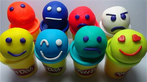 Play Doh Learn Emoticons And Smiley Faces Letters Inside Surprise Egg
