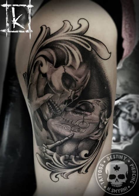 Kissin' on my tattoos song from the album testimony is released on apr 2014. 33 best Sugar Skull Kissing Tattoos images on Pinterest ...