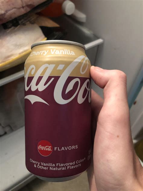 Just Found The New Cherry Vanilla Coke Cans It May Be In An Old Box