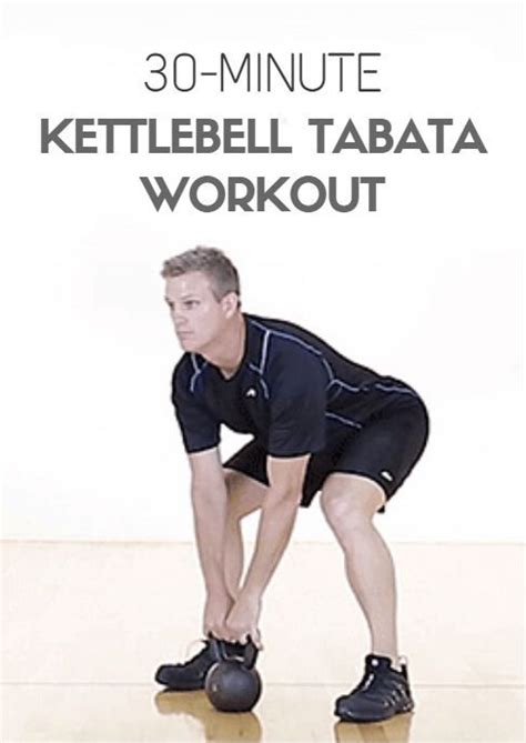 Minute Kettlebell Tabata Workout Kettlebell Kettlebell Training Tabata Workouts