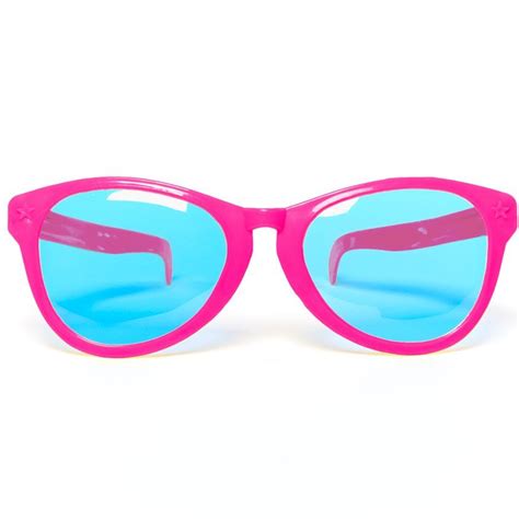 jumbo glasses assorted colours party delights