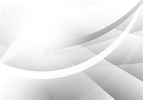Gray And Silver Geometric Abstract Vector Background With Copy Space