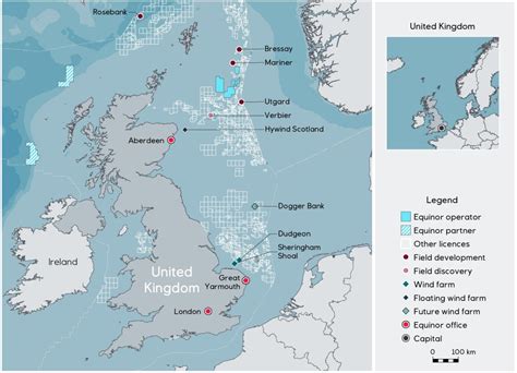 Fastlandsområdene ligger mellom 49°n og 59°n (shetlandsøyene strekker seg nesten opp til 61°n) og fra 8°v to 2°ø. Equinor acquires a 40% stake in the Rosebank project in ...