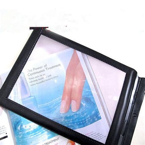 magnifier a4 full page large sheet magnifier magnifying glass reading aid lens fresnel new