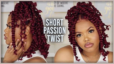 Rub a curl crème or natural oil on to your hair. DIY Short Passion Twist At Home | No Crotchet! Step-by-Step