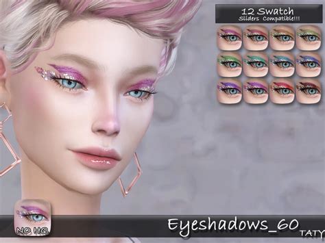 Sims 4 Eyeshadows 60 By Tatygagg At Tsr The Sims Game