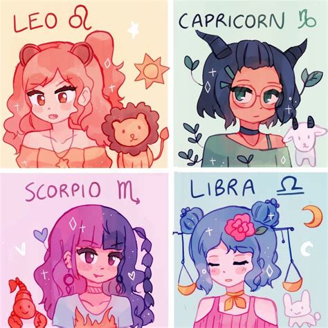 acatcie 🌱 on instagram “zodiac signs part 3 this series is now completed d this was pretty
