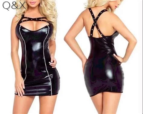 Xx88 2017 New Faux Leather Sexy Lingerie Hot Latex Outfit Erotic Pvc