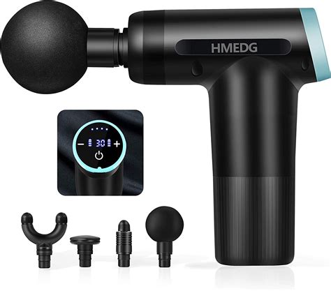 Hmedg Mini Massage Gun Deep Tissue Percussion Muscle Massager For Pain Relief With