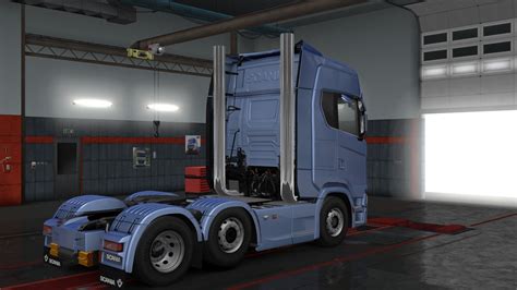 Straight Exhaust Pipes For Scania Next Gen Trucks V1