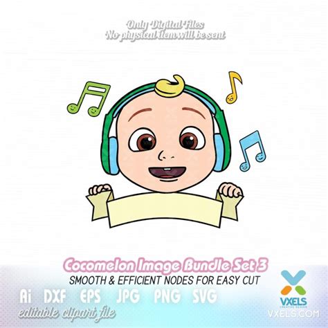 Cocomelon Birthday Svg With Alphabets Kid And Baby Style Font Images