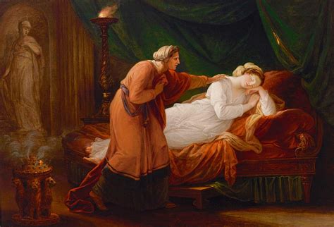 Penelope Awakened By Eurycleia Painting By Angelica Kauffmann