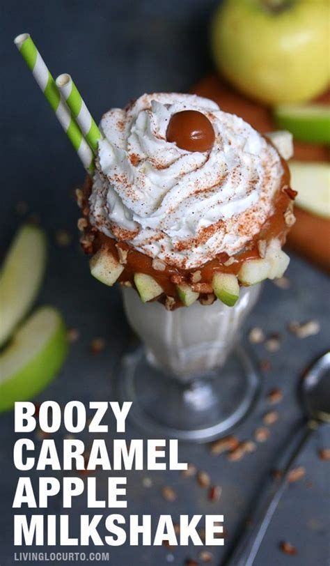 But milkshakes don't have to be strictly for kids to enjoy, you. Spiced Rum Caramel Apple Milkshake | Recipe | Boozy ...