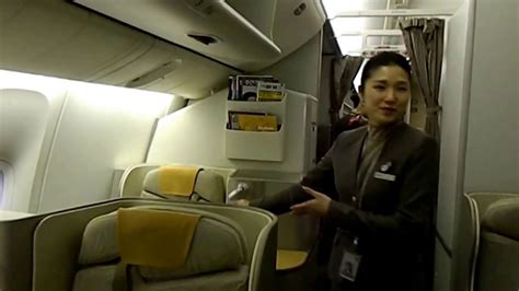 Boarding The Asiana Airlines Flight 214 Boeing 777 Business Class Seoul To San Francisco Icn