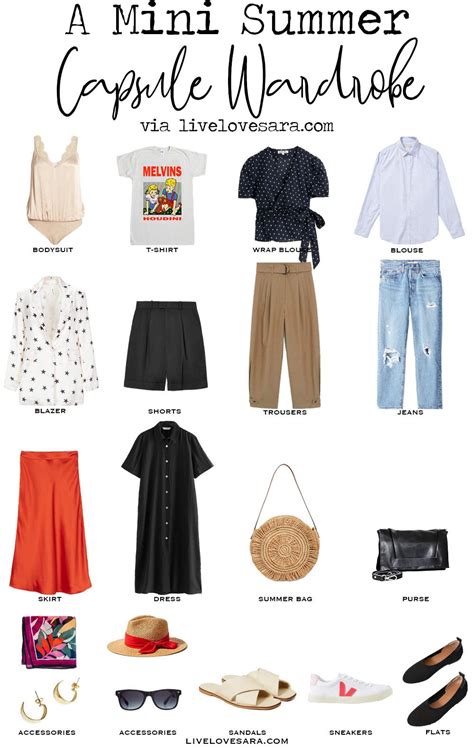 How To Build A Summer Capsule Wardrobe The Mini Capsule Summer