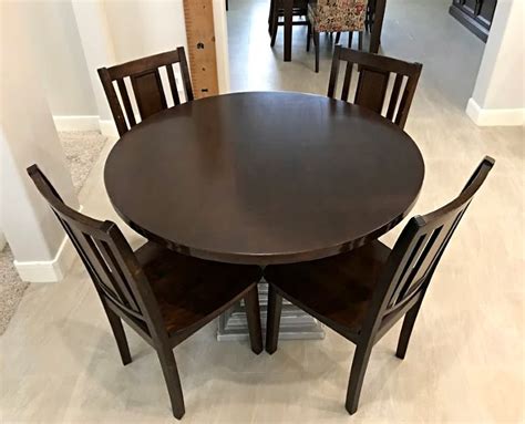 Modern plywood dining table diy. DIY Round Table Top, Using Plywood Circles - Abbotts At Home