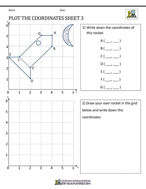 Coordinate Worksheets