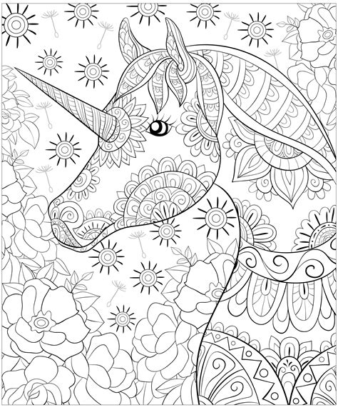 29 Coloring Sheet Free Unicorn Coloring Pages  Colorist