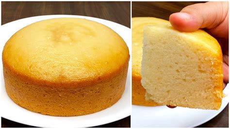 Eggless Sponge Cake Recipe Without Oven Basic Sponge Cake Recipe Vanilla Sponge Cake YouTube
