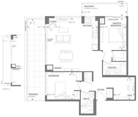 Axiom Condos By Greenpark King 3 Floorplan 2 Bed And 2 Bath