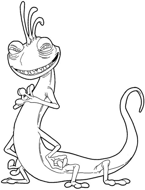 How To Draw Randall Boggs From Monsters Inc With Easy Step By Step Drawing Tutorial How To