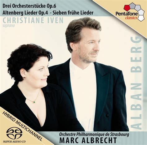 Alban Berg Orchestral Pieces And Lieder Pentatone