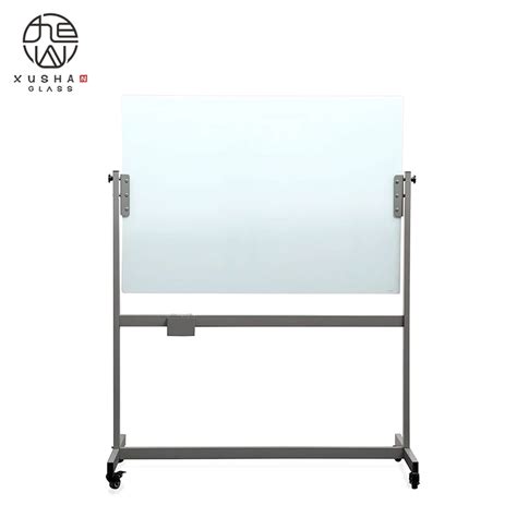 Rolling Glass Dry Erase Easel Board With Stand Classroom Whiteboard Buy Reversible Glass Board