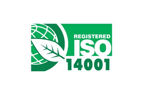 Registered Iso 14001 Green Leaf Logo Share Logo