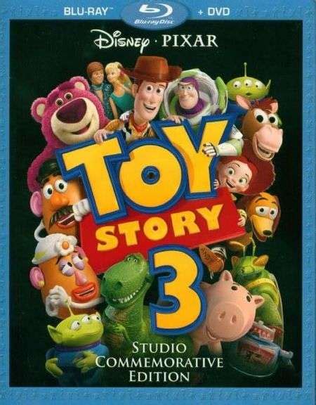 Toy Story 3 Blu Ray Dvd Studio Commemorative Edition Dutch Goat