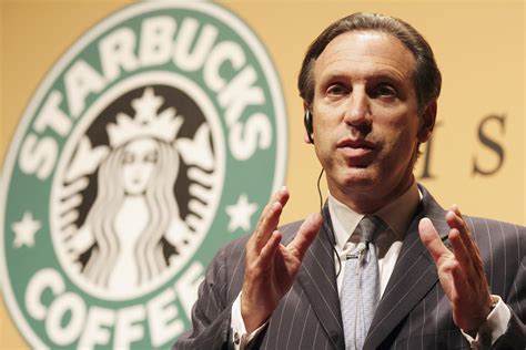 Schultz will be appointed executive chairman and and kevin johnson howard schultz, chairman of starbucks coffee company, speaks with the media at a news conference following his keynote address at the. Howard Schultz Biography, Howard Schultz's Famous Quotes ...