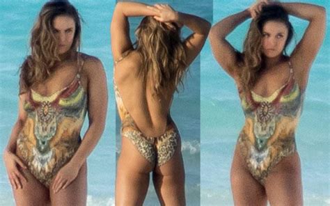 Ronda Rousey Gets Butt Naked On The Beach See The Photos