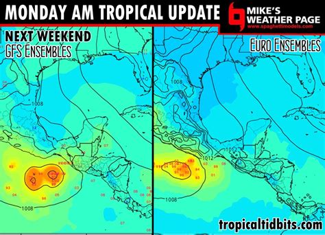 Mike S Weather Page On Twitter Monday Am Tropical Update Looking At Ensembles Here From The