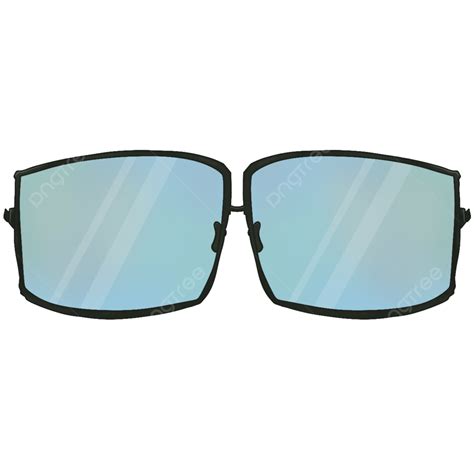 Gambar Anyaman Bingkai Kacamata Hitam Persegi Lensa Kacamata 3d