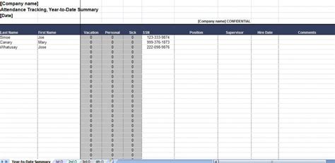 Employee Absence Tracking Archives My Excel Templates