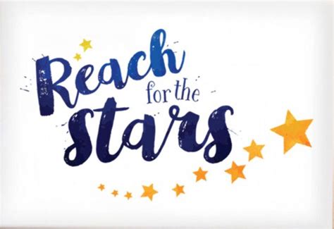 Reach For The Stars Poster Print Graduation Poster Kindergarten