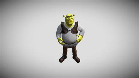Shrek 3d Model By Rakelalme Ceb629e Sketchfab