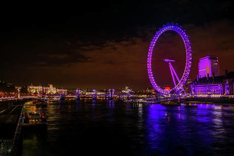 The London Eye At Night Photograph By James Talley Pixels