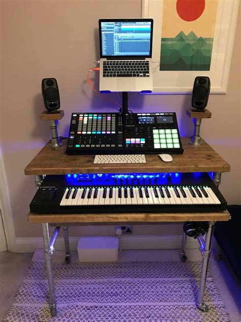 How to set up test and improve your home music production studio room acoustics tutorial. Industrial Style Music Desk/Audio Workstation/Home Recording | Etsy in 2020 | Music studio room ...