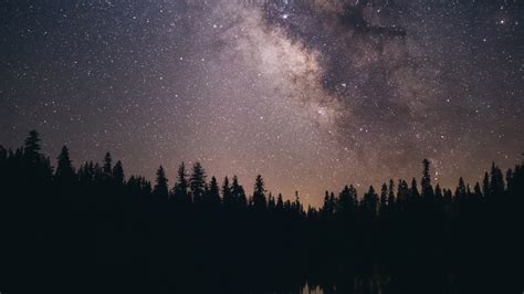 Download Lassen Volcanic National Park Starry Night Sky Nature