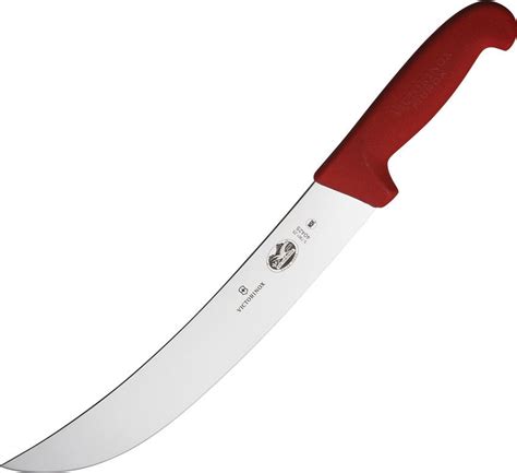 Victorinox 40425 Curved Cimeter Knife W 10 Blade Red Handle Anacon
