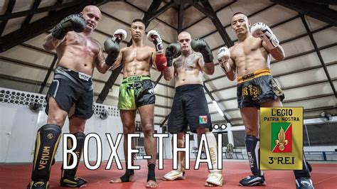entrainement boxe thaï avec le club sportive et artistique du 3e rei youtube