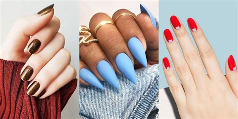 8 different nail shapes how to pick and achieve a nail shape