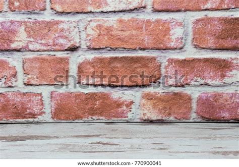 Brick Wall Wooden Floor Stock Photo 770900041 Shutterstock