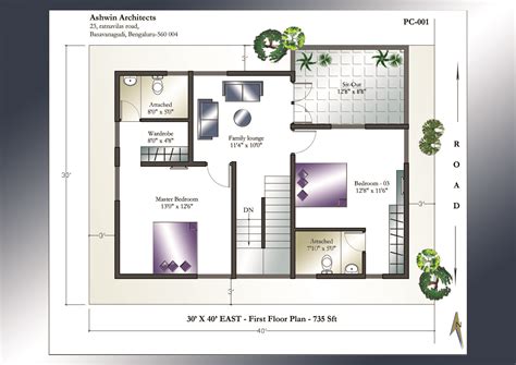 30 X 40 House Plan East Facing House Plan Home Plans India