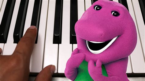 Te Quiero Yo Barney Piano Tutorial Notas Musicales Youtube