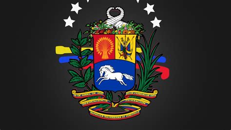 escudo de venezuela 3d model by deiby ybied [657im8j] sketchfab