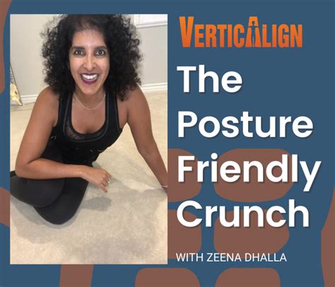 The Posture Friendly Crunch Verticalign Posture And Ergonomics